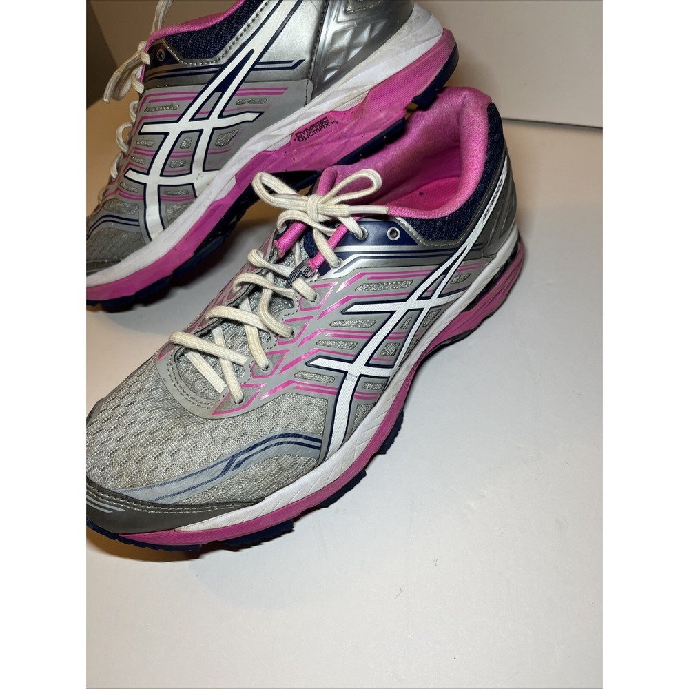 ASICS GT 2000 5 T757N Running Shoes White Pink Women's Size 8.5D - Picture 2 of 15